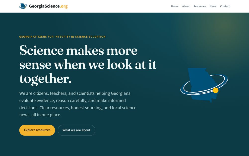 GeorgiaScience.org website